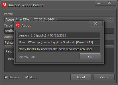 Adobe CC Patch2015