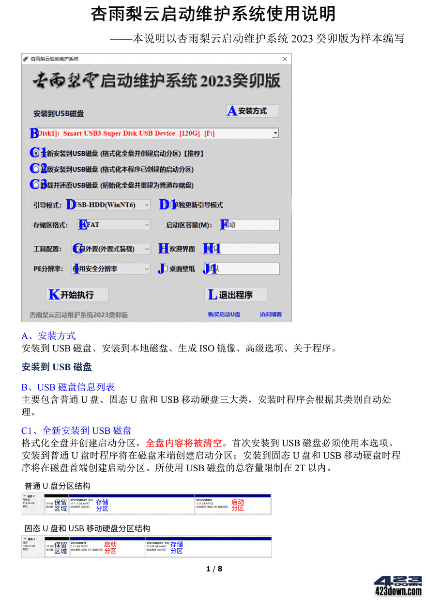 杏雨梨云PE杏雨梨云启动维护系统2023端午版